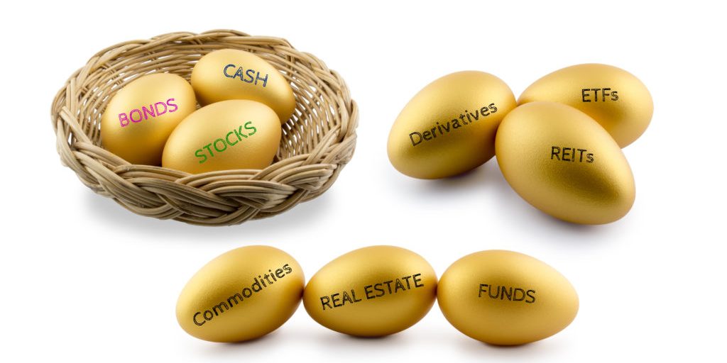 Diversification of investment strategy means not putting all your eggs in one basket