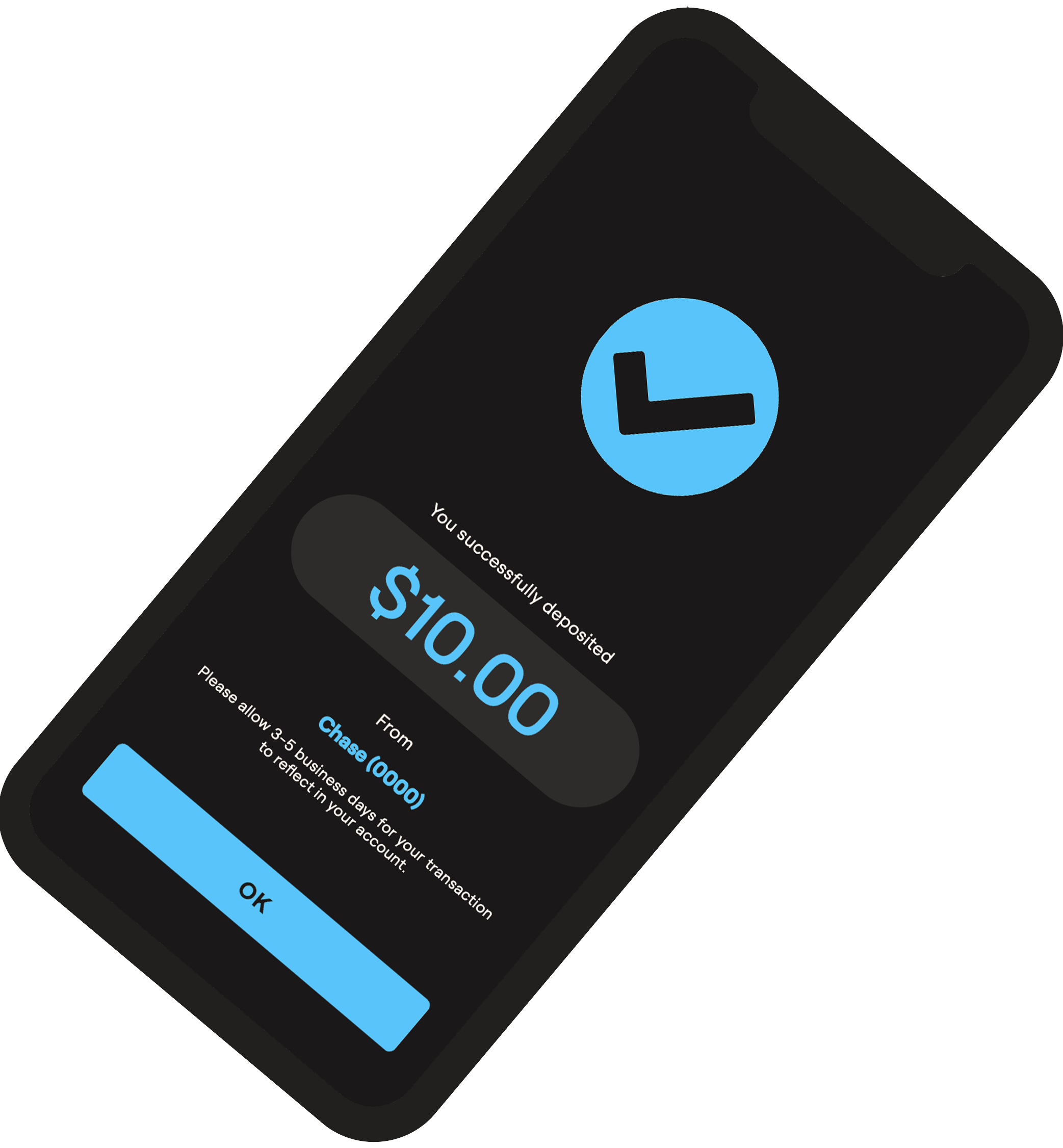 HappyNest app screen displaying that only $10 can turn into an investment in Real Estate.